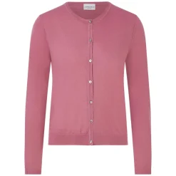 Schurwoll-Strickjacke