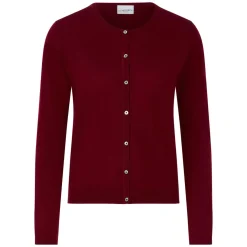 Schurwoll-Strickjacke