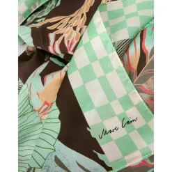 Seidenschal mit floralem print