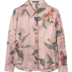 Silk Bluse mit floral-Print