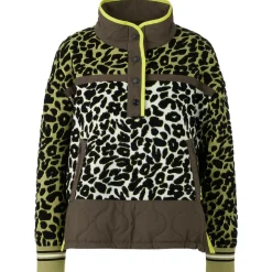 Trekking pullover mit 3d-effekt-strick