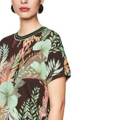T-shirt mit floralem print