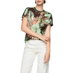 T-shirt mit floralem print