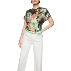 T-shirt mit floralem print
