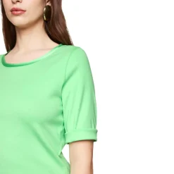 T-shirt mit halblangem ärmel