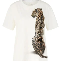 T-shirt mit leoparden druck