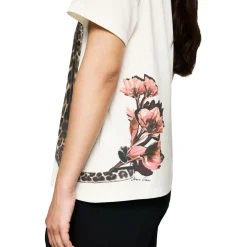 T-shirt mit leoparden druck