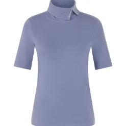 T-shirt mit rollkragen