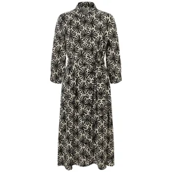 Viskose-Kleid  Print  Frühjahrs-Kollektion