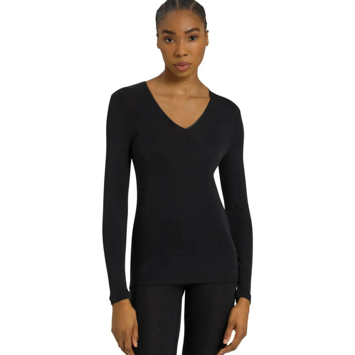 Woolen silk l/slv shirt