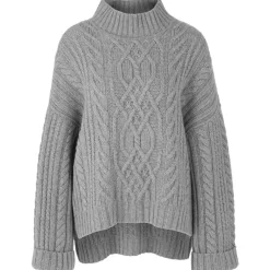 Zopfstrickpullover