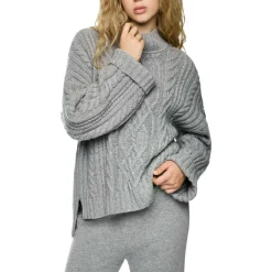 Zopfstrickpullover