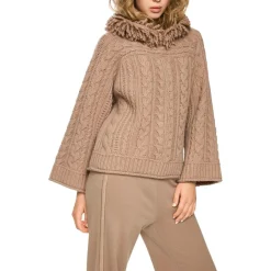 Zopfstrickpullover
